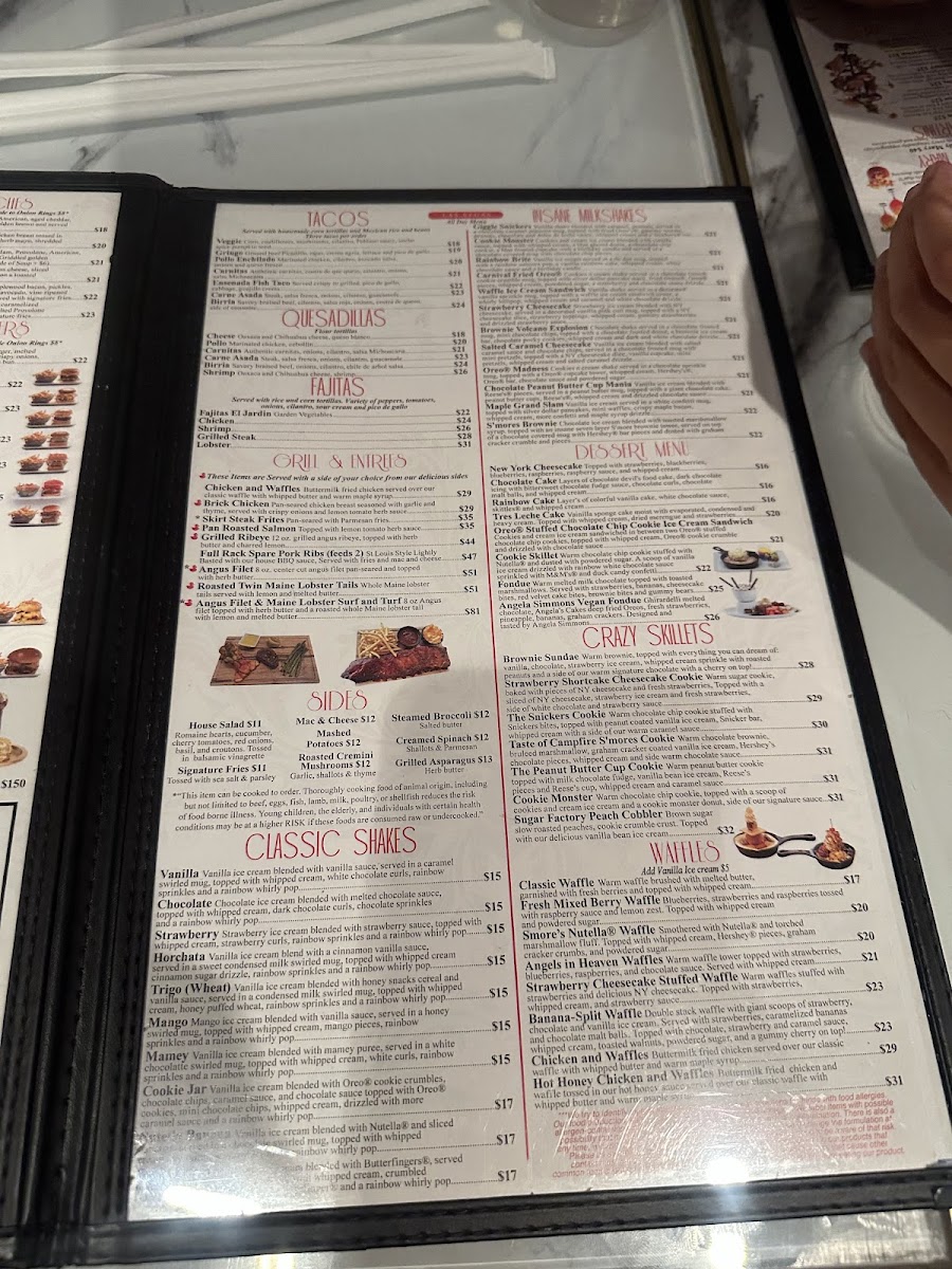 Sugar Factory - Las Vegas/Harmon Corner Menu - Image 5